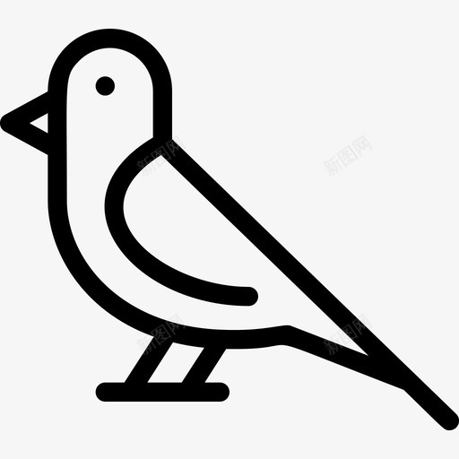 鸟鸽子自然svg_新图网 https://ixintu.com 春天 鸽子 自然 天气 线条