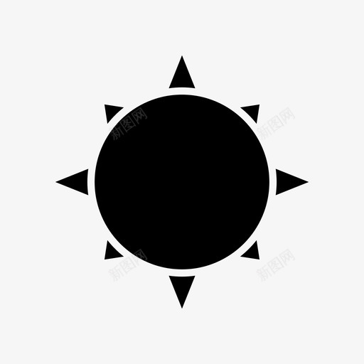 白天太阳天气标志svg_新图网 https://ixintu.com 白天 太阳 天气 标志