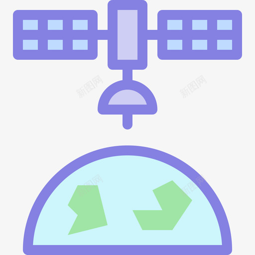 卫星位置123线性颜色svg_新图网 https://ixintu.com 卫星 位置 线性 颜色