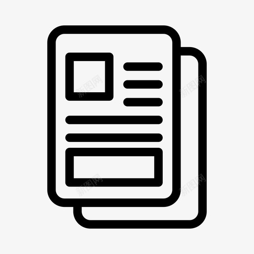 简历文件纸张svg_新图网 https://ixintu.com 简历 文件 纸张 表格 项目管理