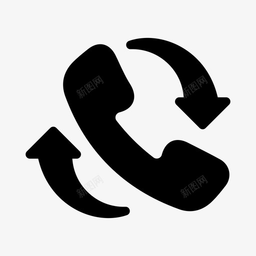 重拨呼叫通信电话svg_新图网 https://ixintu.com 重拨 呼叫 通信 电话 通话 聊天 天和 社交 网络 line glyphs