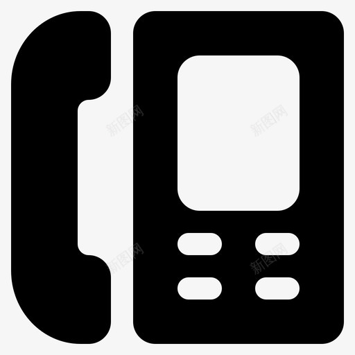 电话联系电话服务支持svg_新图网 https://ixintu.com 电话 联系电话 服务 支持 网络 办公