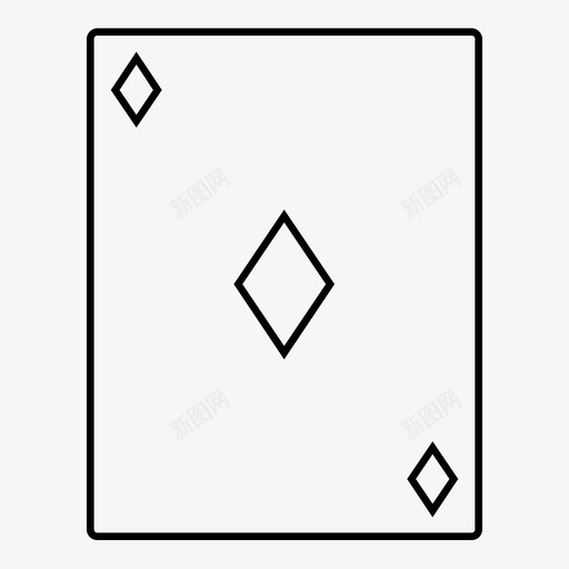 钻石赌注钻石牌svg_新图网 https://ixintu.com 钻石 赌注 石牌 赌博 扑克牌