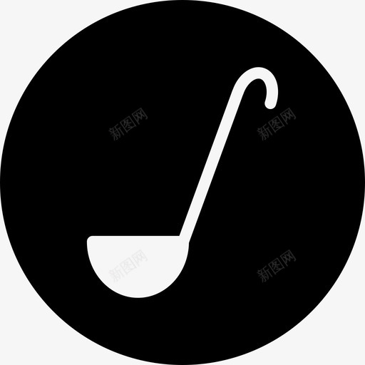 勺汤器皿svg_新图网 https://ixintu.com 器皿 厨房用具