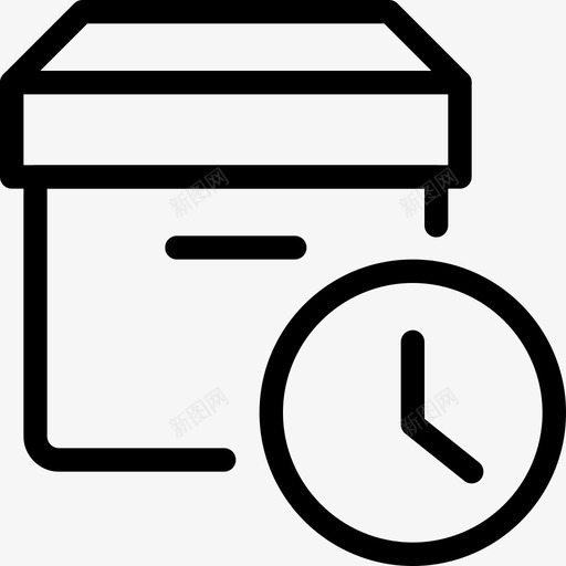 计时器交货200线性svg_新图网 https://ixintu.com 计时器 交货 线性
