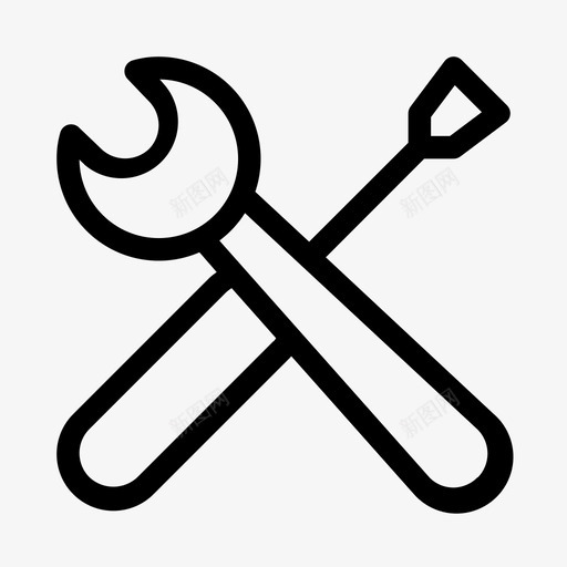 设置修复工具svg_新图网 https://ixintu.com 设置 修复 工具 常规 图标