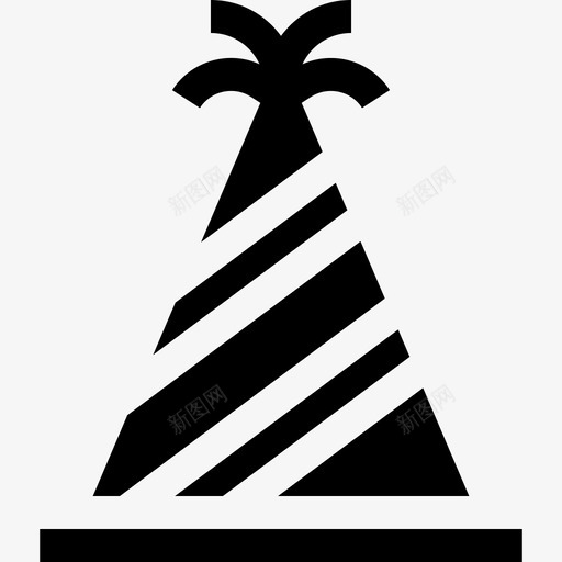 派对帽庆祝61填充svg_新图网 https://ixintu.com 派对 庆祝 填充