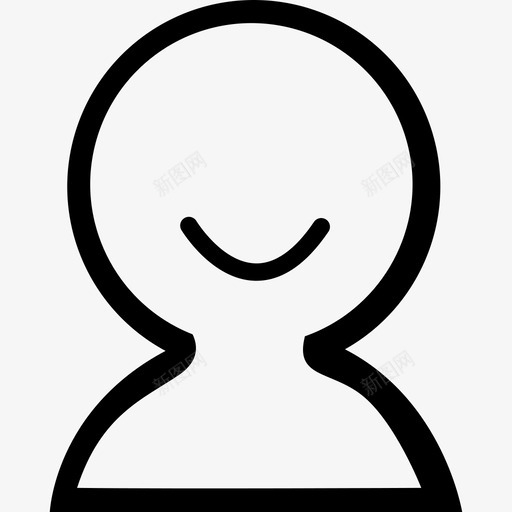 iconusersvg_新图网 https://ixintu.com iconuser 填充 单色