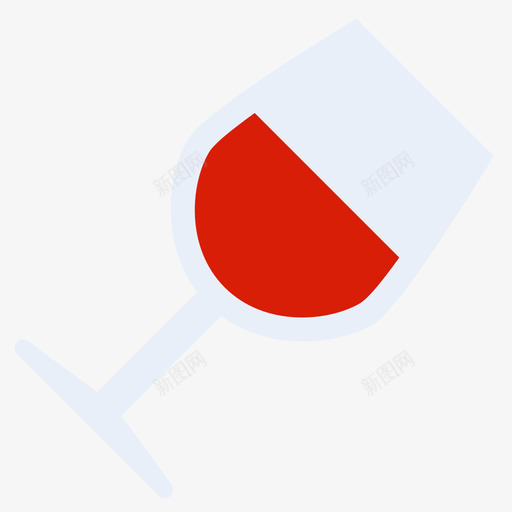 酒杯svg_新图网 https://ixintu.com 酒杯 填充 精美 多色 扁平