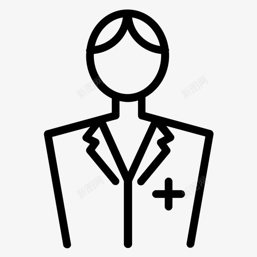 医生医疗保健医疗保健专业人员svg_新图网 https://ixintu.com 医疗 医疗保健 专业人员 医生 25个 线路 图标
