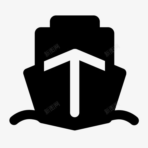船运输水运svg_新图网 https://ixintu.com 运输 水运