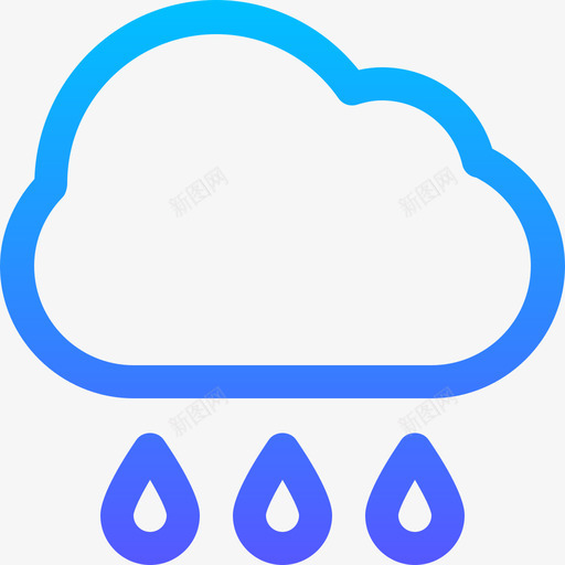 雨生态272线性颜色svg_新图网 https://ixintu.com 生态 线性 颜色