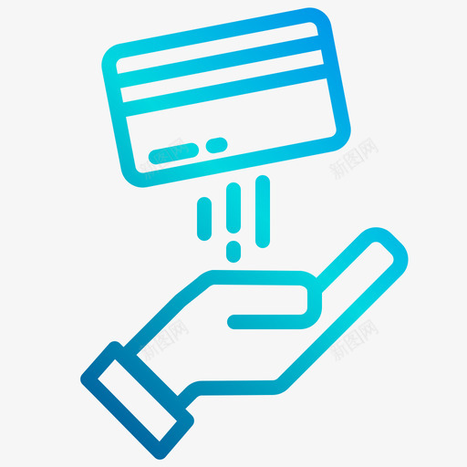 信用卡电子商务215线性梯度svg_新图网 https://ixintu.com 信用卡 电子商务 线性 梯度