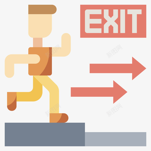 紧急出口消防站6公寓svg_新图网 https://ixintu.com 公寓 出口 消防 紧急 逃生门