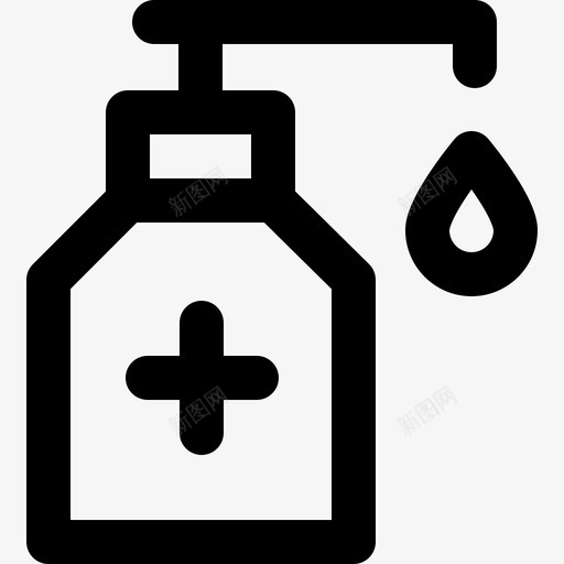 洗手液病毒传播42线性svg_新图网 https://ixintu.com 洗手 病毒 传播 线性