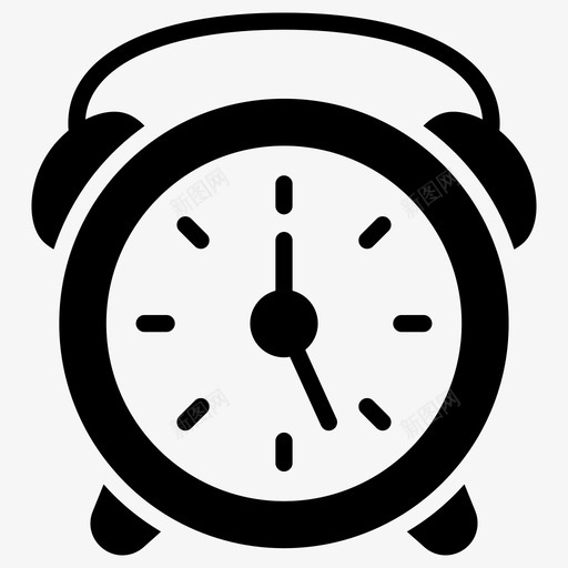 闹钟响铃闹钟计时器svg_新图网 https://ixintu.com 闹钟 响铃 计时器 内部 建筑物 字形 图标