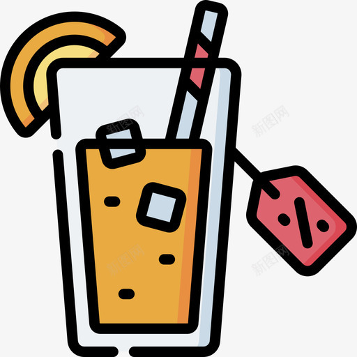 鸡尾酒夏季销售21线性颜色svg_新图网 https://ixintu.com 鸡尾酒 夏季 销售 线性 颜色