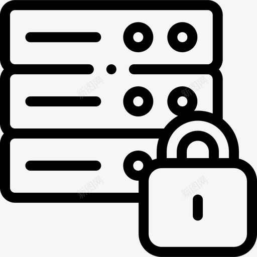 服务器web主机92线性svg_新图网 https://ixintu.com 服务器 web 主机 线性