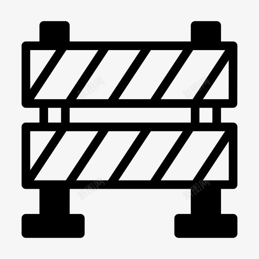 障碍块板svg_新图网 https://ixintu.com 在建 障碍 挡块 字形