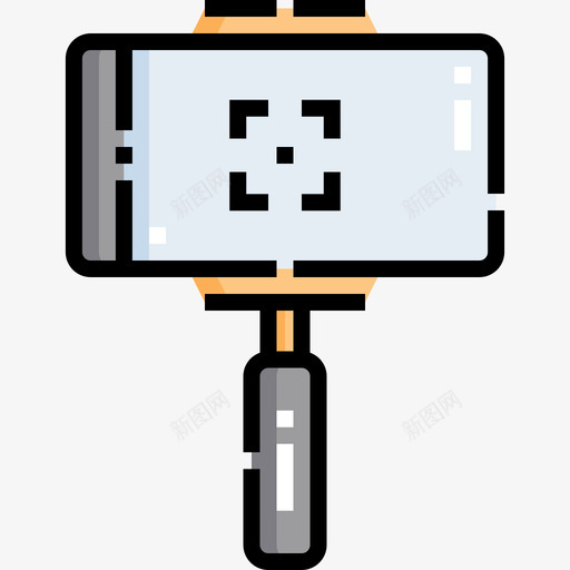 自拍视频博客线性颜色svg_新图网 https://ixintu.com 自拍 视频 博客 线性 颜色