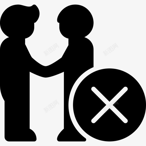 握手社交距离6填充svg_新图网 https://ixintu.com 握手 社交 距离 填充
