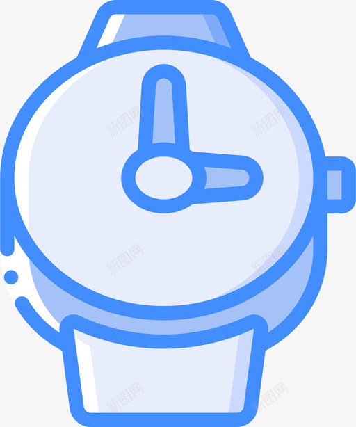 时间可穿戴tech3蓝色svg_新图网 https://ixintu.com 时间 可穿 穿戴 tech 蓝色