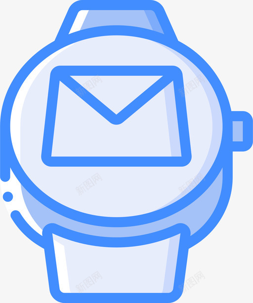 信息可穿戴tech3蓝色svg_新图网 https://ixintu.com 信息 可穿 穿戴 tech 蓝色
