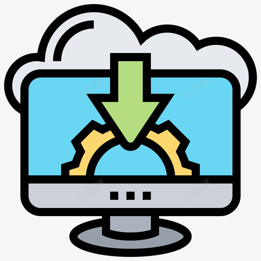 下载网络技术31线颜色svg_新图网 https://ixintu.com 下载 网络技术 颜色