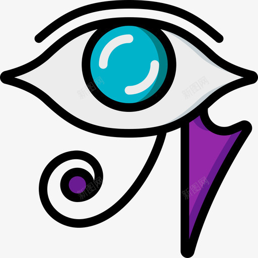 眼睛超自然活动4线性颜色svg_新图网 https://ixintu.com 眼睛 超自然 活动 线性 颜色