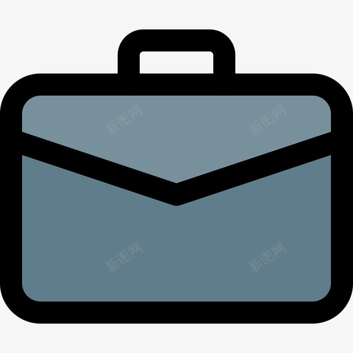 手提箱商务物品4线性颜色svg_新图网 https://ixintu.com 手提箱 商务 物品 线性 颜色