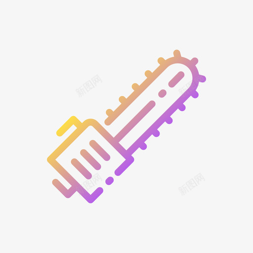 电锯手工制作24梯度svg_新图网 https://ixintu.com 电锯 手工 手工制 制作 梯度