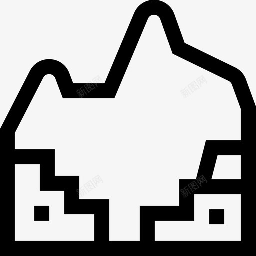马丘比丘18号笔线性svg_新图网 https://ixintu.com 马丘比 18号笔 线性