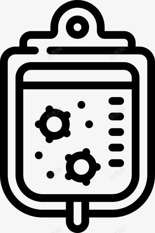 血液病毒爆发2线性svg_新图网 https://ixintu.com 血液 病毒 爆发 线性
