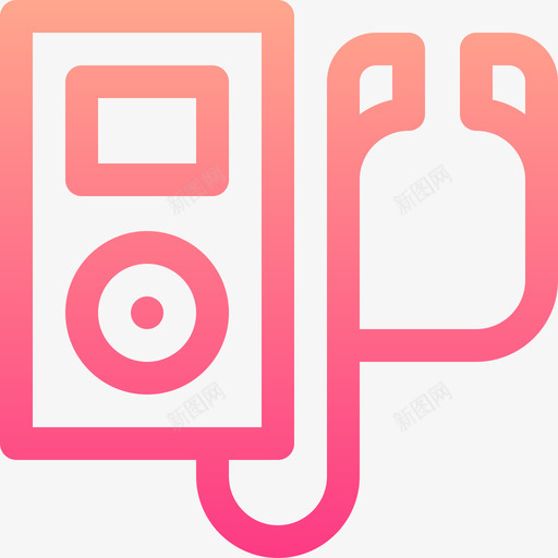 音乐播放器通信和媒体36线性颜色svg_新图网 https://ixintu.com 音乐 播放器 通信 信和 媒体 线性 颜色