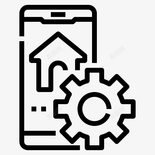 设置在线购物108线性svg_新图网 https://ixintu.com 设置 在线购物 线性