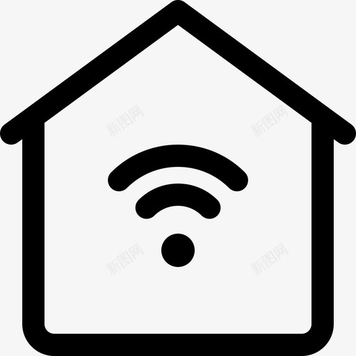 智能家居物联网162线性svg_新图网 https://ixintu.com 智能家居 联网 线性