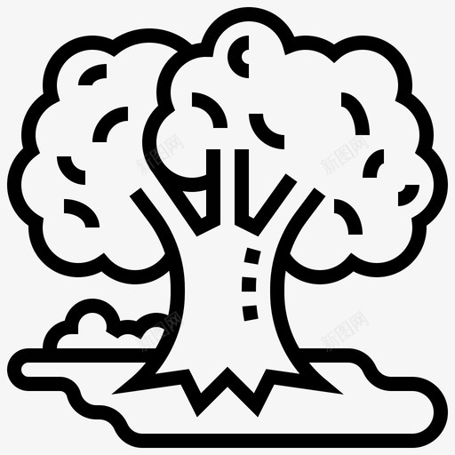 树木地理45线形svg_新图网 https://ixintu.com 树木 地理 线形