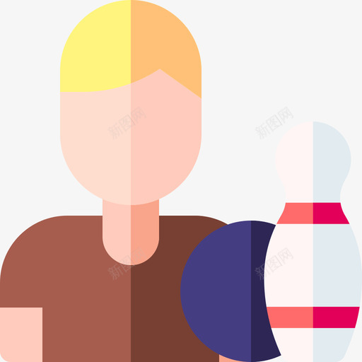 保龄球运动化身28平手svg_新图网 https://ixintu.com 保龄球 运动 化身 平手
