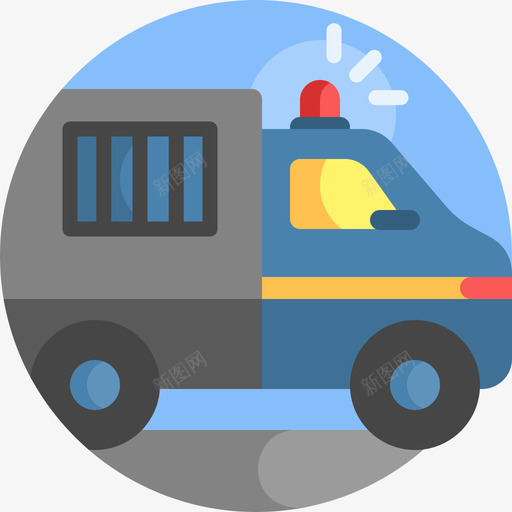 警车抗议17号平的svg_新图网 https://ixintu.com 警车 抗议 17号 平的