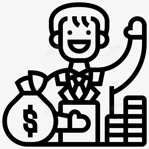 资产人力资源93线性svg_新图网 https://ixintu.com 资产 人力资源 线性