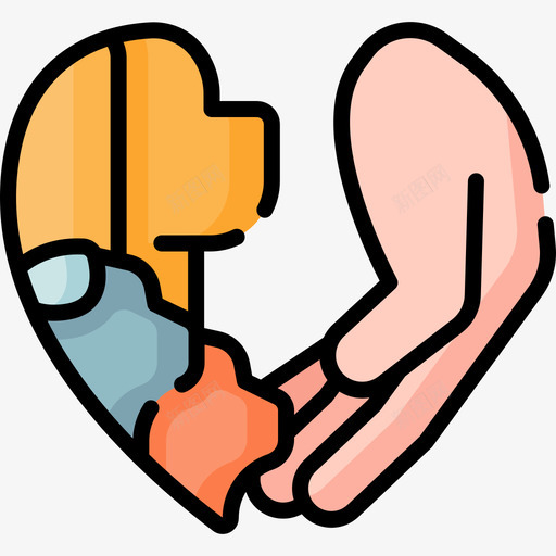 动物动物福利7线性颜色svg_新图网 https://ixintu.com 动物 福利 线性 颜色