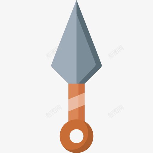 Kunai武术45平躺svg_新图网 https://ixintu.com Kunai 武术 平躺