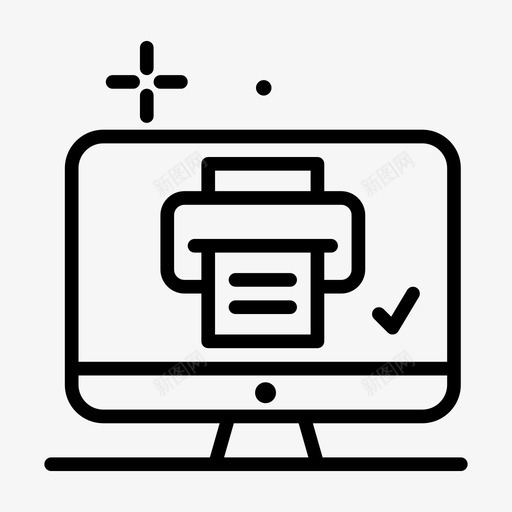 设备打印66线性svg_新图网 https://ixintu.com 设备 打印 线性