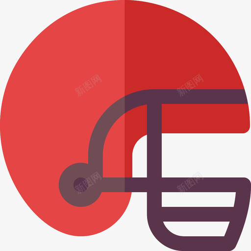 橄榄球头盔美国23扁平svg_新图网 https://ixintu.com 橄榄球 头盔 美国 扁平
