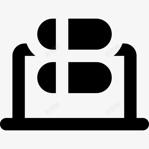 服务器办公服务器5已填充svg_新图网 https://ixintu.com 服务器 办公 填充