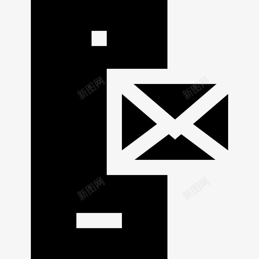 电子邮件远程办公9已填充svg_新图网 https://ixintu.com 电子邮件 远程 办公 填充