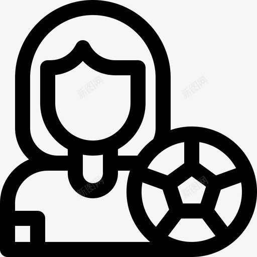 足球运动员体育头像26直系svg_新图网 https://ixintu.com 足球 运动员 体育 头像 直系