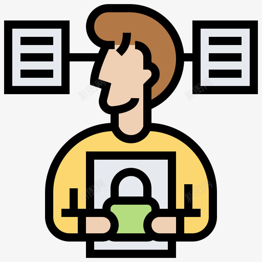机密机密信息16线性颜色svg_新图网 https://ixintu.com 机密 信息 线性 颜色