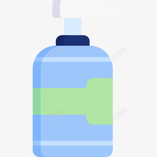 液体肥皂卫生常规53扁平svg_新图网 https://ixintu.com 液体 肥皂 卫生 常规 扁平