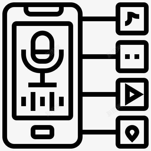语音控制虚拟现实114线性svg_新图网 https://ixintu.com 语音 控制 虚拟现实 线性